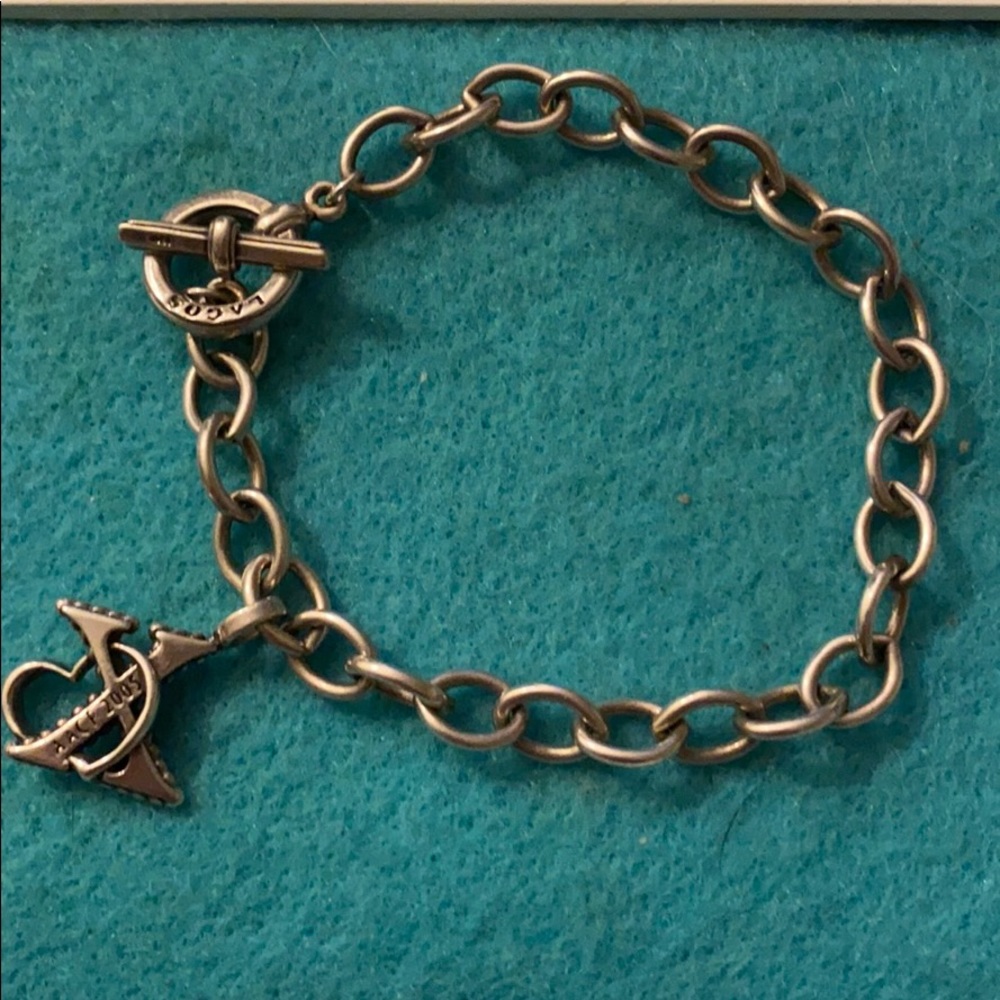 Sterling silver Lagos Caviar bracelet